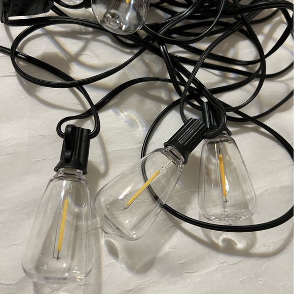 50ft LED Plastic Bistro Patio Lights - Picture 4 of 4